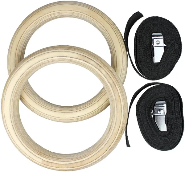 Odin Crossfit Pro Gymnastikringar Trä 33mm