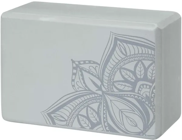 Gaiam Printad Yogablock Battleship Point