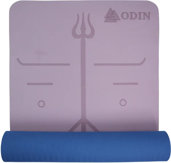 Odin Dual Rosa/Blå TPE Yogamatta 0,6 cm